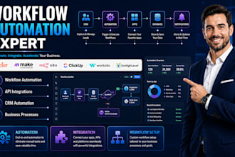 setup zapier make n8n clickup workato gohighlevel workflow automation