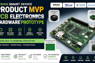 design smart device mvp pcb electronic hardware prototype development