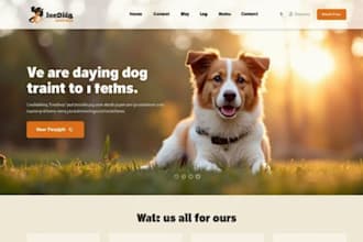 buld squarespace dog trainer website dog walking website pet groomers website