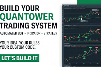 convert your tradingview pine script indicators or strategies to quantower bot