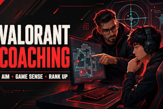 coach you in valorant and get you 3 ranks up than current