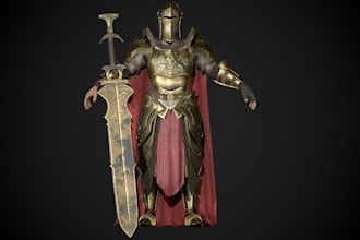 do wearable 3d armor anime cosplay creation 3d knight armor mask for 3d printing