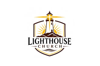 do modern gorgeous lighthouse  logo with unlimited revision