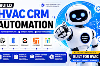 build hvac crm automation servicetitan housecall procore jobtread gohighlevel