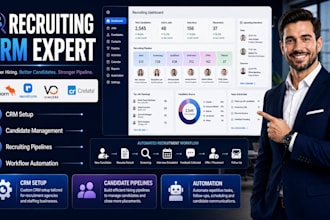 setup bullhorn recruit CRM vincere crelate recruiting CRM automation