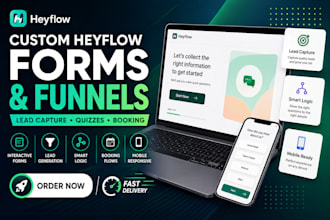 build a custom heyflow form lead capture funnel or quiz
