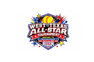 create fantastic wonderful softball  logo with fastest delivery