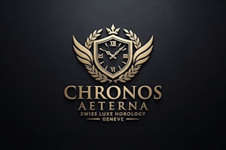 design a luxury watch brand logo for your business