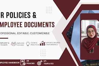 create professional HR policies, employee handbooks and HR documents