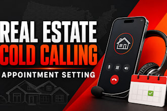 do USA real estate cold calling and appointment setting