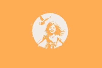 design moving branding child rescue operation logo
