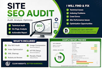do audit and fix website indexing and technical SEO issues