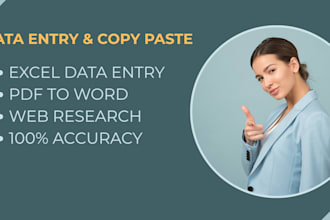 data entry and copy paste