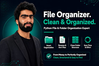 organize, rename and sort your files using python