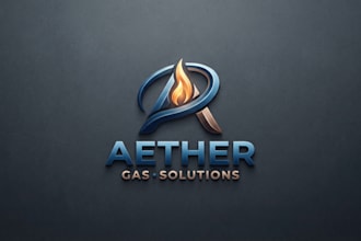 design a professional gas company logo for your brand