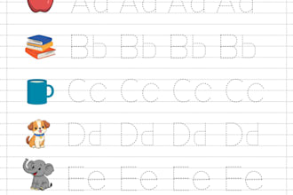 create creative kids worksheets and workbooks for kids