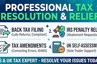 file back taxes, amend tax returns, and resolve irs penalties