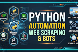 build python automation and web scraping solutions