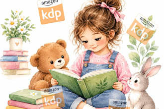 design children story book, child book illustration, picture book illustration