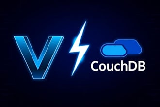 create a fast rest API with v language and couchdb