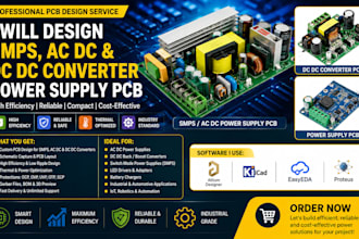 design smps, ac dc and dc dc converter power supply pcb