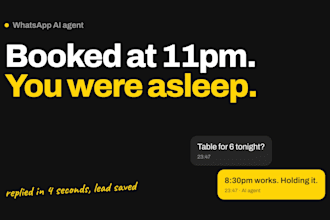 build a whatsapp ai agent chatbot with the whatsapp business api