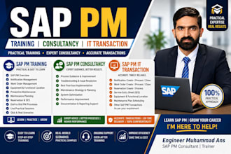 provide sap pm transaction, training and consulting