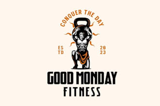 design consulting fitness physical theme logo