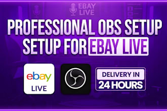 setup ebay live obs vertical stream