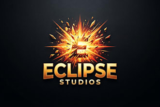 design a bold explosion logo for your brand