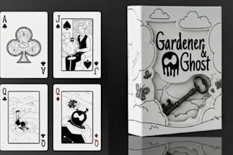 design professional card games,board games and table top game artworks