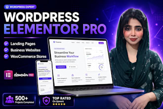 design custom wordpress website with elementor or bricks
