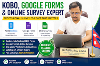 create kobotoolbox, google forms and online surveys