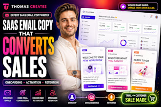 write saas email copy onboarding emails and high converting email sequences