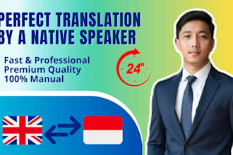 translate english to indonesian and indonesian to english