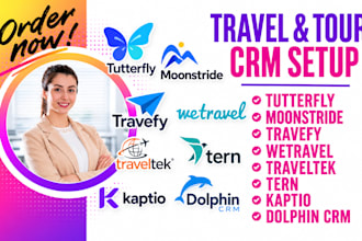 setup travel and tour crm tutterfly moonstride travefy wetravel traveltek tern
