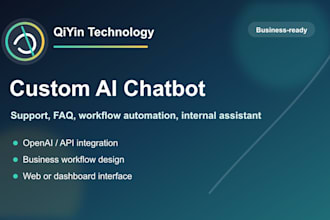 custom ai chatbot or ai assistant
