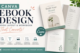 do editable canva ebook, canva workbook, redesign canva ebook, canva lead magnet