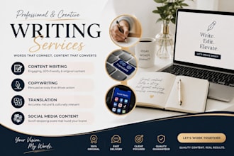 do translation, copy writing
