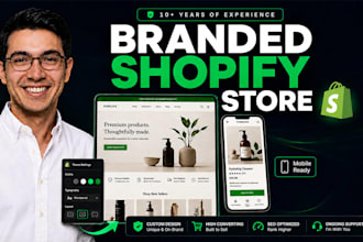 design or redesign a conversion focused shopify store