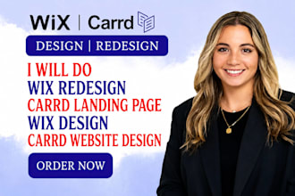 card landing page carrd design carrd website design carrd redesign wix website