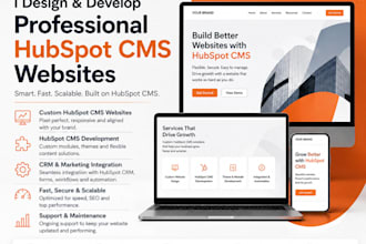 design and develop a professional hubspot cms website