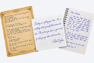 write handwritten thank you notes for your customers