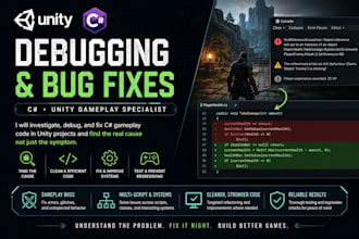 debug and fix c sharp game code