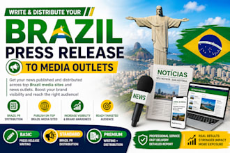write and distribute your brazil press release to media outlets
