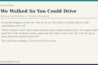 write engaging parenting and family articles for your blog