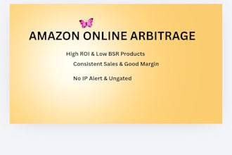 find profitable amazon online arbitrage products for fba