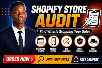 audit your shopify store and  tell you what is stopping sales