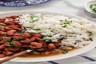 cook rice and beans