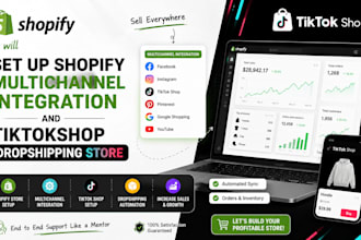 set up shopify multichannel integration and tiktokshop